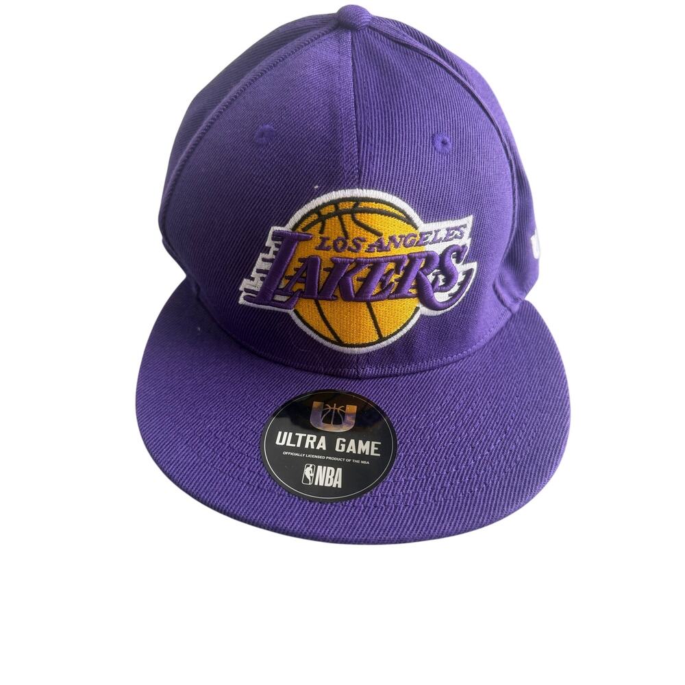 New Los Angeles Lakers Purple Embroidered Ultra Game Snapback Hat Cap Men's OS
